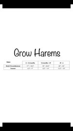 Concrete Harem Shorts, Grow-With-Me