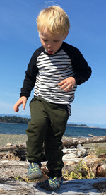 Marled Stripe Raglan