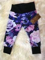 Purple Floral leggings