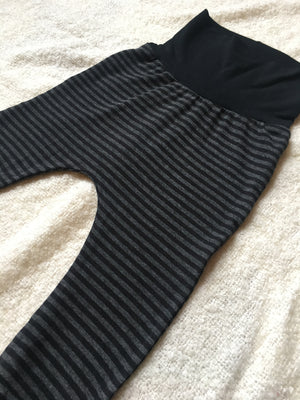 Grey & Black Stripe Harems
