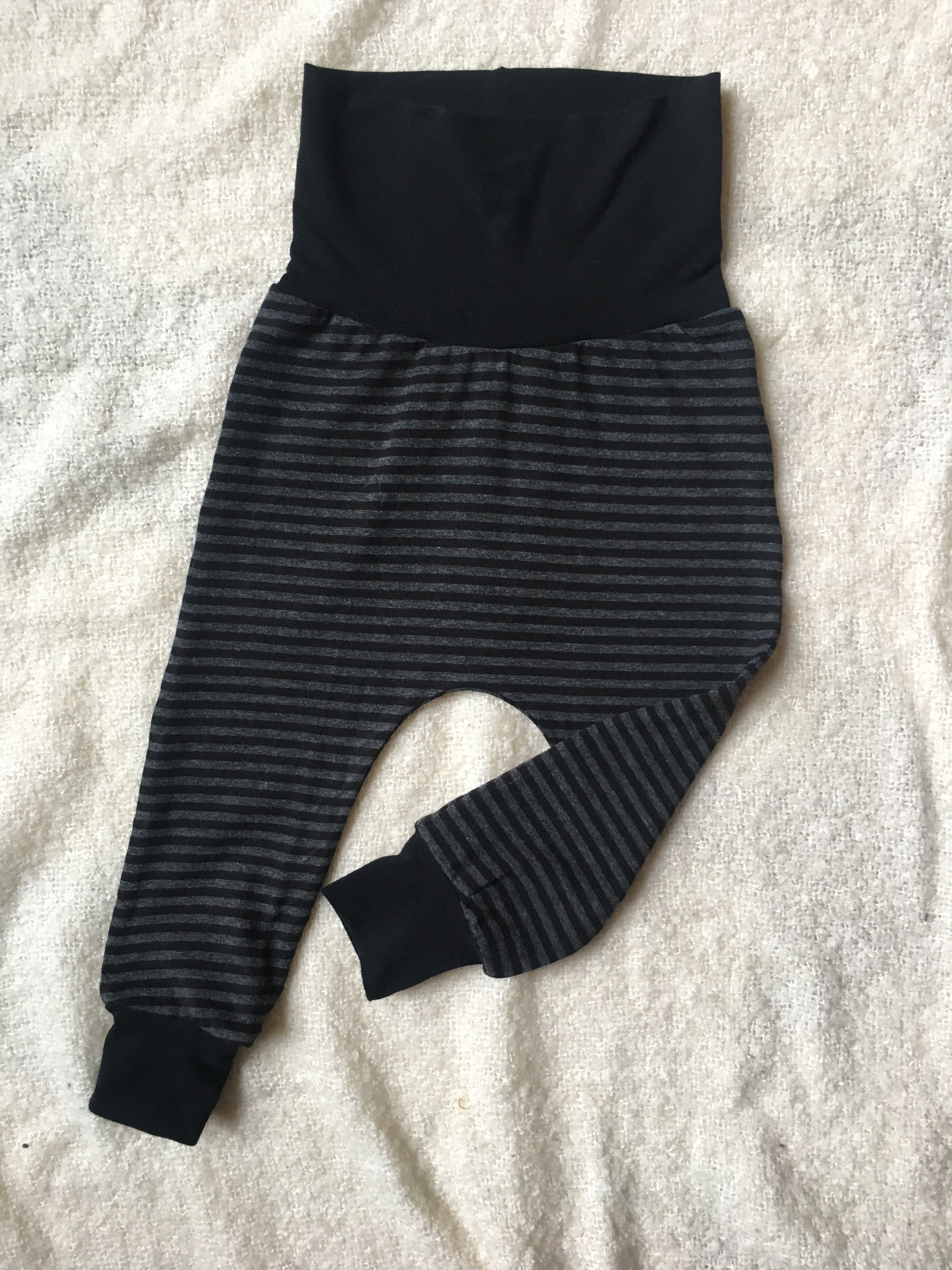 Grey & Black Stripe Harems