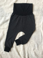 Grey & Black Stripe Harems