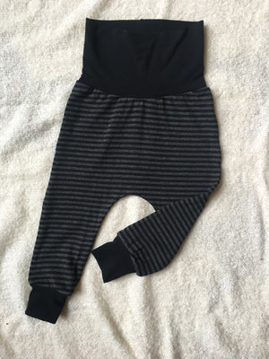 Grey & Black Stripe Harems