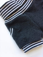 Charcoal Harem Shorts, Grow-With-Me