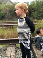Marled Stripe Raglan