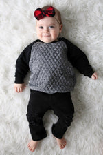 Quilted Raglan