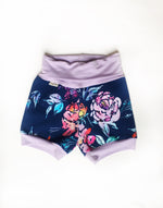 Navy Floral Shorts