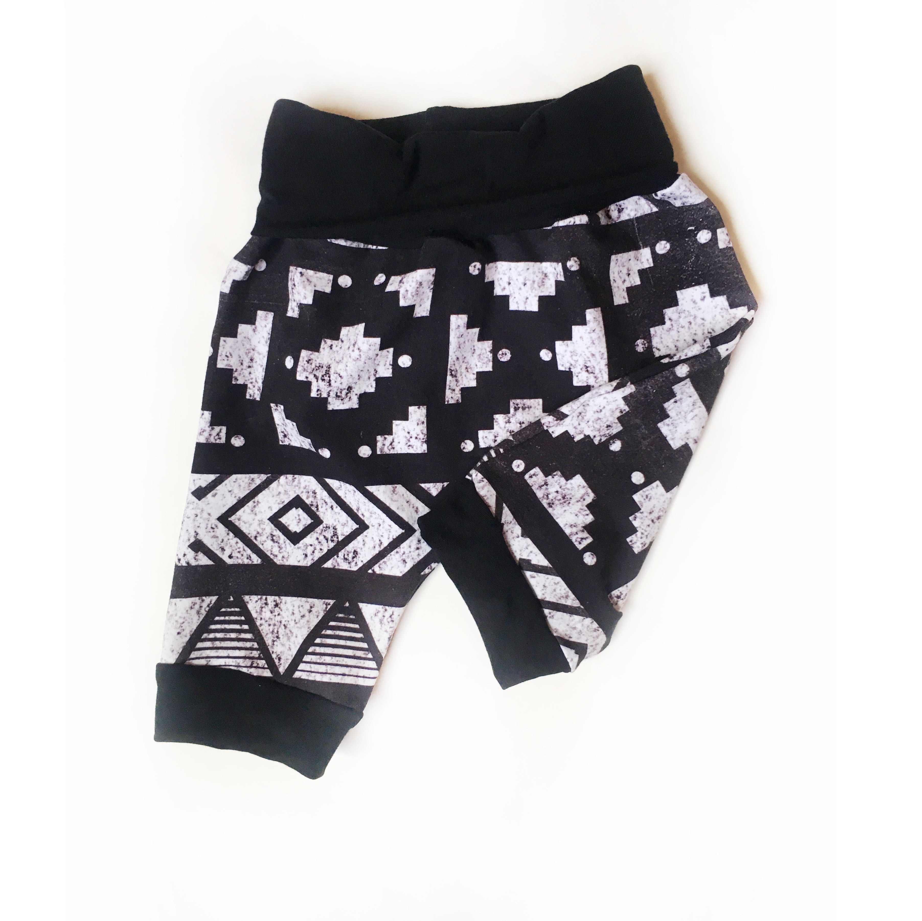 Aztec Harem Shorts, Grow-With-Me