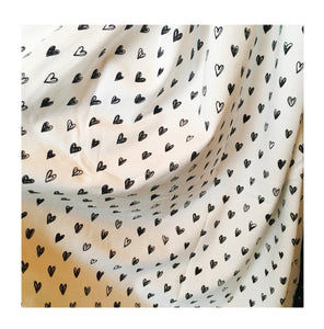 Scrib hearts Set - Leggings & Knot hat