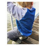 Carolina Blue Linen Raglan