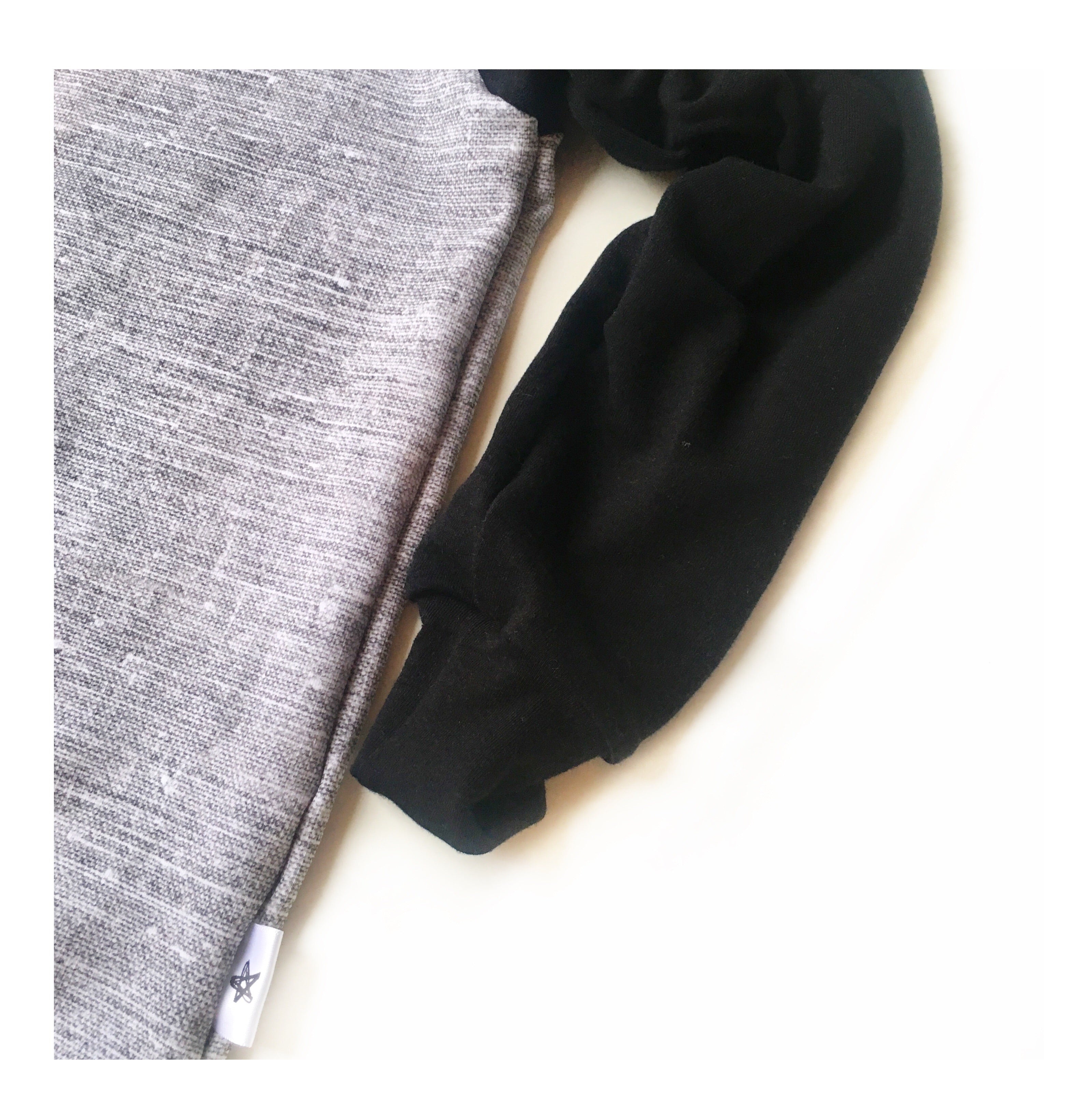 Medium Grey Linen Raglan