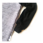 Medium Grey Linen Raglan