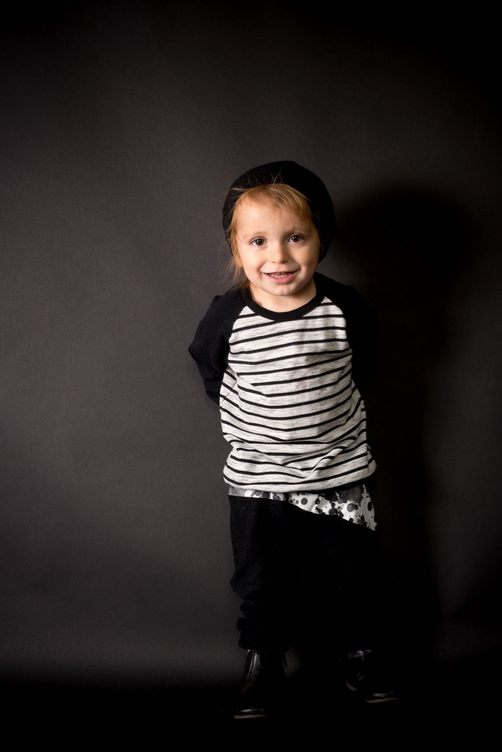 Marled Stripe Raglan
